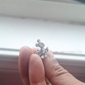 Silver Mickey Mouse Pin Vintage